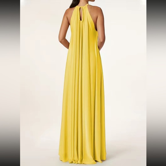 Boho party formal spring summer halter maxi dress - Picture 7 of 11